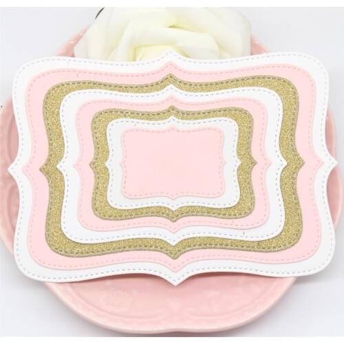 KLJUYP Nesting Metal Cutting Dies Scrapbook Paper Craft Decoration dies scrapbooking 05063