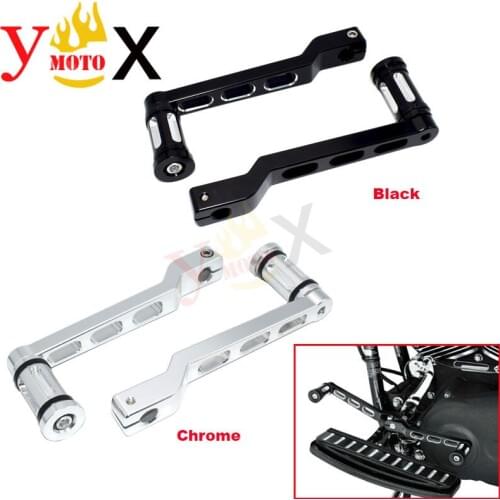 Motorcycle CNC Edge Cut Heel Toe Shift Lever W/ Shifter Peg For Harley FL Softail Touring Electra Glide Road King Street Glide