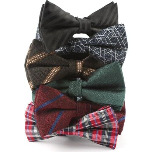 Bowtie men formal necktie boy Mens Fashion business wedding Striped bow tie Male Dress Shirt krawatte legame gift