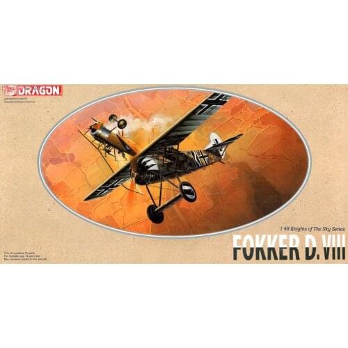 DRAGON 5907 1/48 Scale Fokker D.VIII Plastic Model Kit