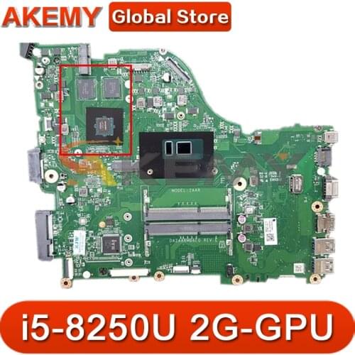 NBGWL11001 NB.GWL11.001 DAZAARMB6E0 Mainboard For ACER Aspire E 15 E5-576G E5-576 Laptop Motherboard With i5-8250U CPU 2G-GPU
