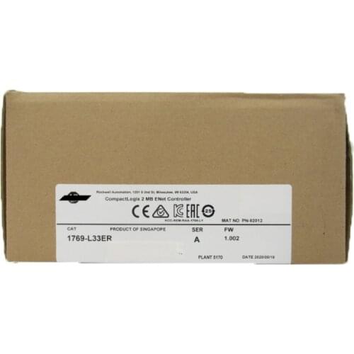 New Original 1769-L33ER PLC Compact Logix 5370 L3 Controller