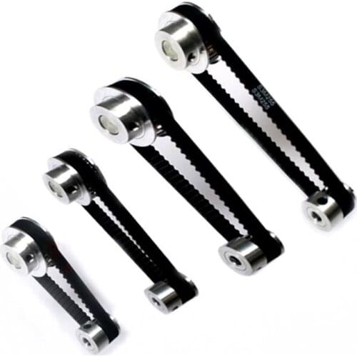 1 set 15T 30T S3M transmission gear synchronizing wheel with rubber belt transmission belt for driving gear box