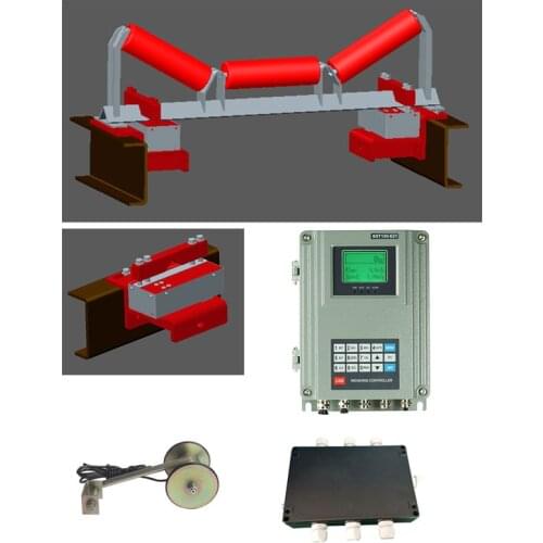 Whole Set of Belt Conveyor Weighing System, Belt Weighing Indicator+Speed Sensor+Signal Transmitter Summing Box+Roller