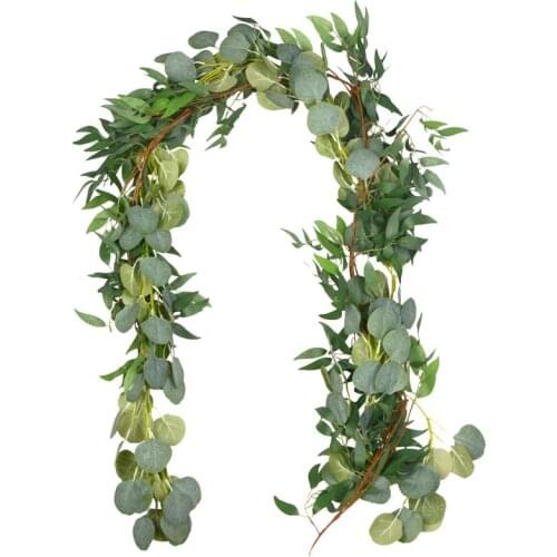 2Pcs Lifelike Artificial Vine Simulation Plants Assorted Realistic Decor Hanging Vine Artificial Leaf Home Decor Accessories