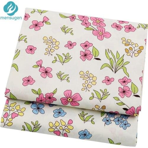 Fabric Meter Floral Cotton Fabrics Suitable for Making Clothes Girls' Dresses Pajamas Quilt Cushions Blankets DIY Sewing Cloth