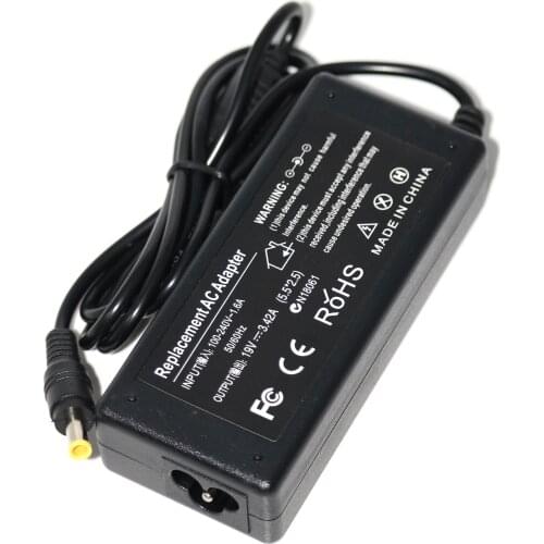 19V 3.42A 65W 5.5*3.0mm compatible 19V 3.16A Samsung laptop power adapter charger
