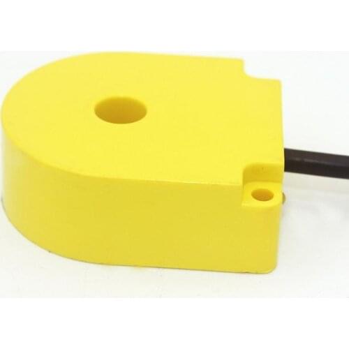 Yellow 10mm Hole DC 6-36V 3 Wire NPN Normally Open HX-DGS-10N Inductive Ring Proximity Sensor Switch For Metal Screw Spring