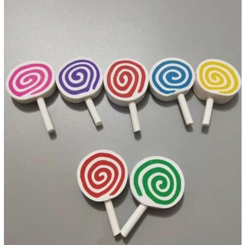 10Pcs Simulation Lollipop Flat Back Resin Decorative Supplies DIY Necklace Jewelry Patch Material Keychain Crafts Embellishment