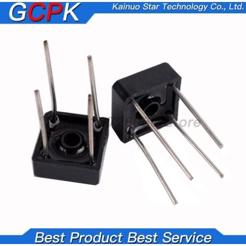 10PCS KBPC608 KBPC-608 6A 800V DIP Single Phases Diode 4pin bridge rectifier new and IC