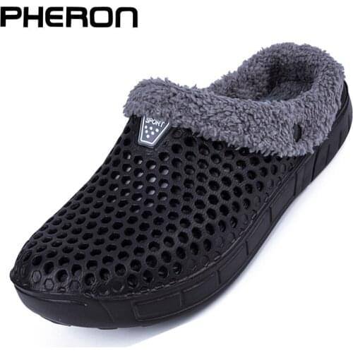 2021 Winter Warm Slippers Women&Men Shoes Indoor Cotton Pantoffels Casual Clogs With Fur Easy On Off House Floor Slippers Slides