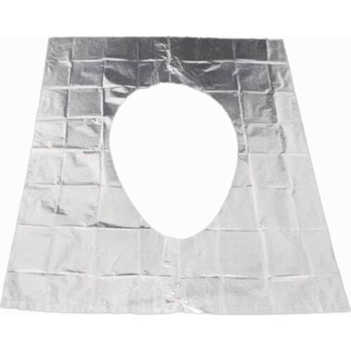 50 Pcs/Bag Travel Disposable Toilet Seat Covers Mat 100% Waterproof Toilet Paper Pad For Travel/Camping Bathroom Accessories Set