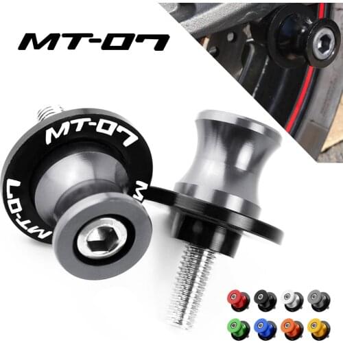 6M For Yamaha MT-07 FZ-07 MT07 FZ07 TRACER 2013 2014 2015 2016 2017 2018 Motorcycle Swingarm Spools Slider Stand Screw