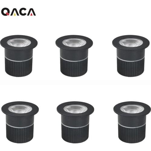 6 Pieces Buried Lawn Garden Waterproof Led Underground Lights IP67 Outdoor Spot Recessed Inground Landscaping Lighting F112-6