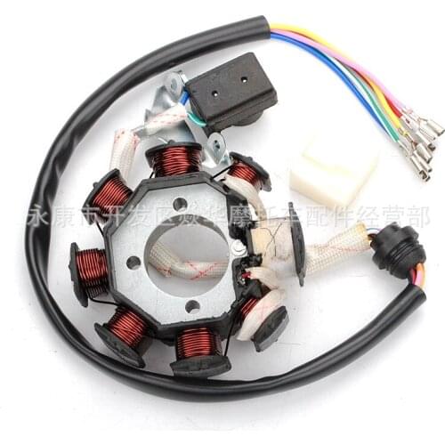 Off-road motorcycle ATV accessories CG125-150CC engine coil stator plate ignition power generation ATV
