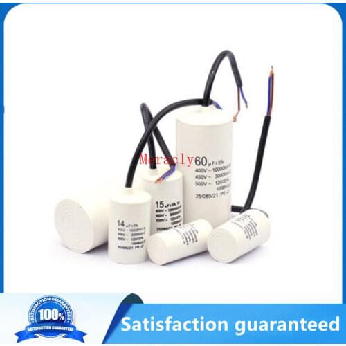 CBB60 Motor 450V 3UF 4UF 5UF 6UF 8UF 10UF 12UF 15UF 18UF 20UF 25UF 30UF 35UF 40UF 45UF 50UF washing machine Run Capacitors