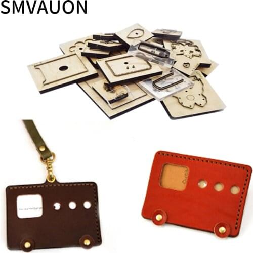Wood Mold For Card Package Diy Leather Handmade Cartoon Car Badge Cutting Die Cute For Package