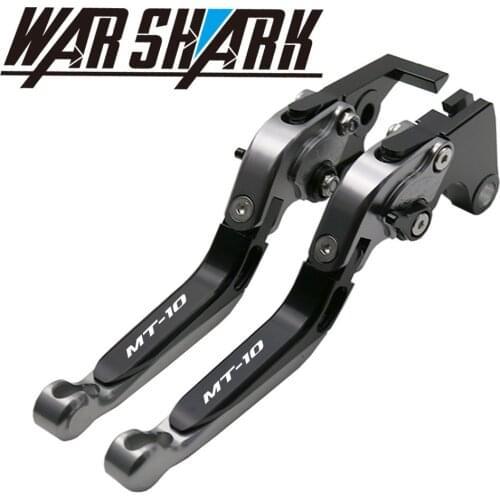 For Yamaha MT-10 2016 2017 2018 2019 Motorcycle Accessories Folding Extendable Adjustable Brake Clutch Lever CNC