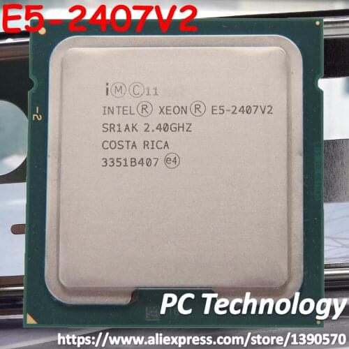 E5-2407V2 Original Intel Xeon E5-2407 V2 2.4GHz 4-core 10MB SmartCache LGA1356 80W 22nm Processor E5 2407V2 free shipping