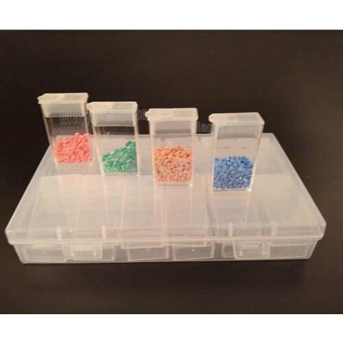 HOT-24Lattices Adjustable Plastic Storage Box Storage Box Box For Jewelry Diamond Embroidery Craft Bead Pill Storage Tool