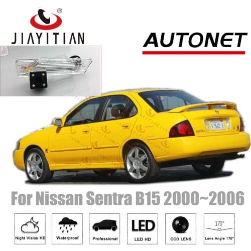 JiaYiTian rear view camera For Nissan Sentra B15 2000~2006 2005 2004 2003 CCD/Night Vision Reverse Camera License Plate camera