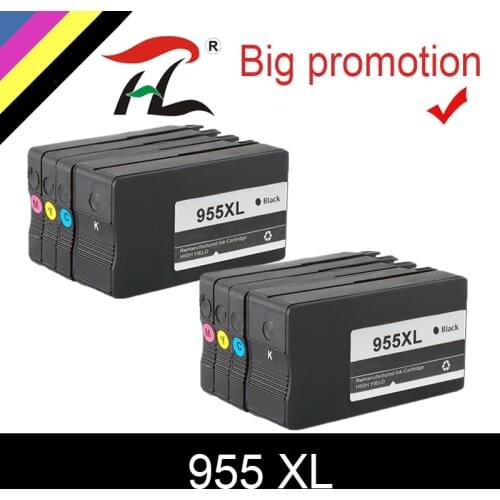 HTL 955 XL Compatible 955XL ink cartridge For HP OfficeJet Pro 7720 7740 8710 8715 8720 8730 8740 8210 8216 8725 printer