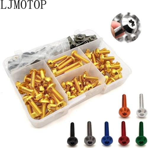 Motorcycle Fairing Bolt Nuts Kit Body Fastener Screws For Yamaha TMAX 500 530 XP 500 530 FZR 600 YZF R3 R25 R6 600R FZ600