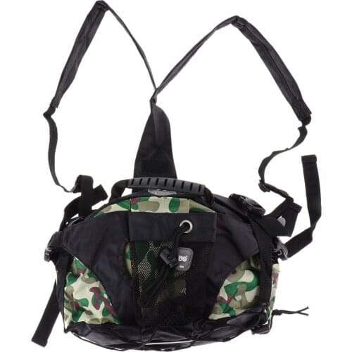 Ice & Inline Skating Backpack - Men Women Sports Roller Skates Y Strap Storage Bag - Multi Pockets Shoes Carrier Bag