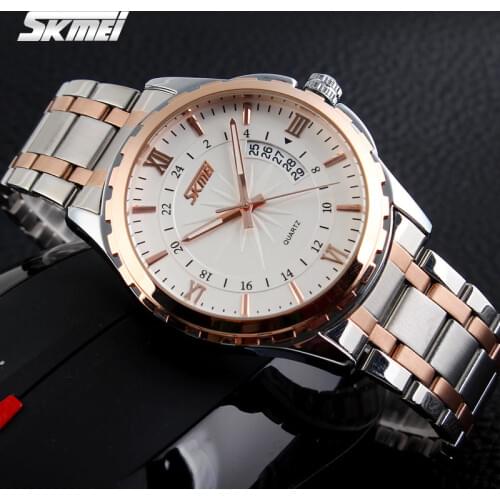 Watches Men Luxury Brand Quartz Watch Men Full Steel Wristwatches Casual Clock Relogio Masculino Reloj Hombre Quartz-Watch Skmei