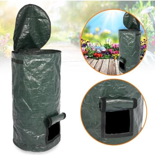 Organic compost bag fruit kitchen waste fermentation waste collector storage disposal composting machine garden trash can