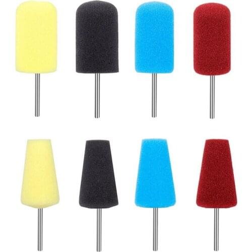 Buffing Polishing Wheel Car Polish Buffing Shank Polishing Sponge Cone Metal Foam Pad Car Maintenance Automobile Cleaning Tool