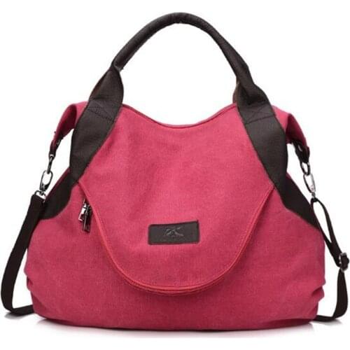 New Women Bag Large Big Capacity Women Casual Tote Handbag Female Shoulder Bag Canvas Crossbody Ladys Hand Bags Shopping Bag