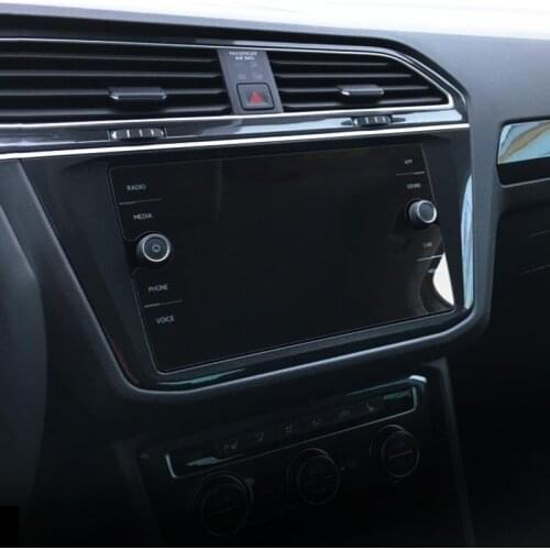 For Volkswagen VW Tiguan Atlas 2018 2019 2020 Tempered Glass Car Navigation Screen Protector Film Auto Dashboard Monitor Sticker