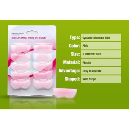 2 Pcs Hot Sale Professonal high quality S/M/L Different Size Silicone Eyelash Perming Patch/Pad