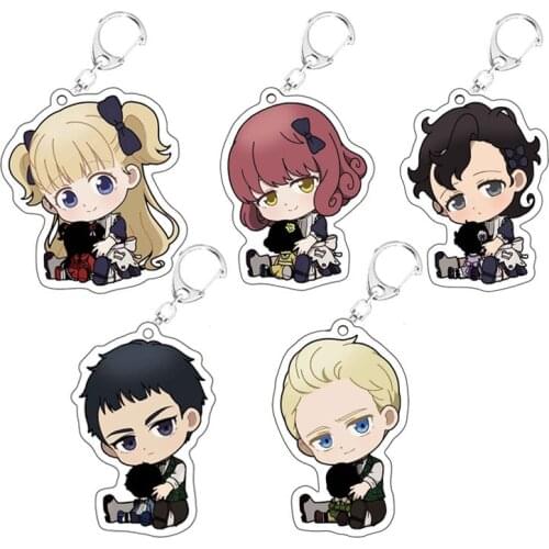 Anime Shadows House Acrylic Keychain Cartoon Cosplay Props Pendant Keyring Fans Collections