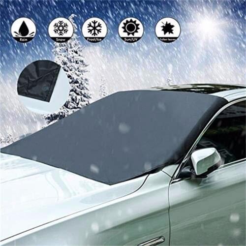 210x125x145cm Car Snow Ice Protector Automobile Sunshade Cover Car Windshield Sun Shade Waterproof Protector Cover Car Front 12