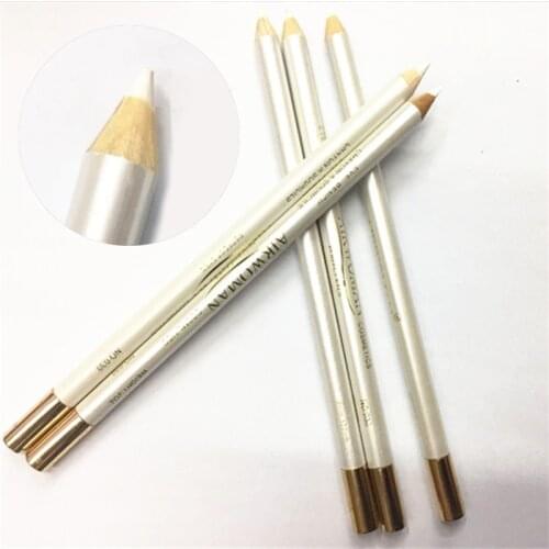 White Eyebrow Pencil Wood Eyeliner Eyebrow Pen Wax Make Up Eyebrow Powder Set Eyebrows Eye Brow Pencil Gift Pencil Sharpener Kit