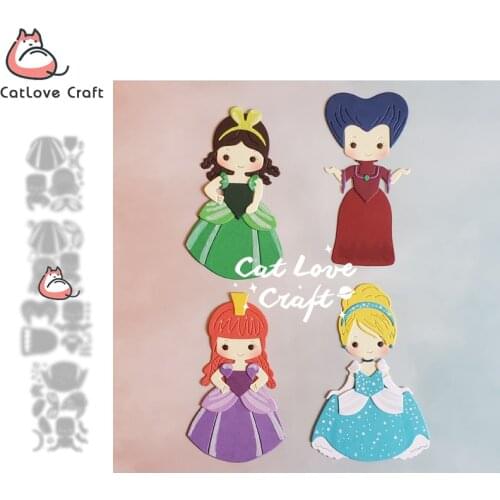 Catlove Fairy tale characters Metal Cutting Dies Scrapbooking Stencil Die Cuts Card Making DIY Craft Embossing New Dies For 2021