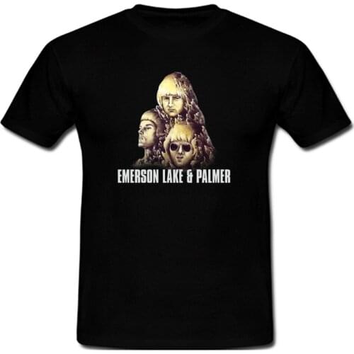 ELP Emerson Lake Palmer band Black T-shirt
