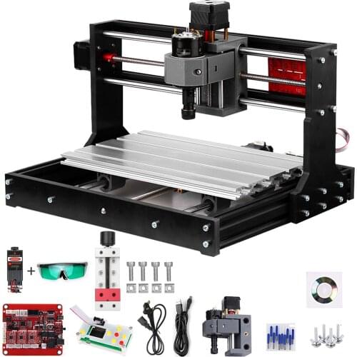 CNC 3018 Pro GRBL Control DIY Mini CNC Machine Laser engraving machine Milling Machine Wood Router Engraver With 2-Inch Vise