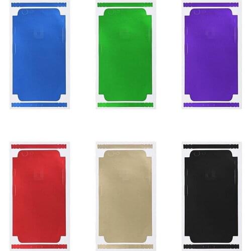 Pure Color for IPhone Screen Glossy Guard Protector Protective Ice Back Film for IPhone 5 5S SE 6 6S 7 8 Plus X Back Cover Coque