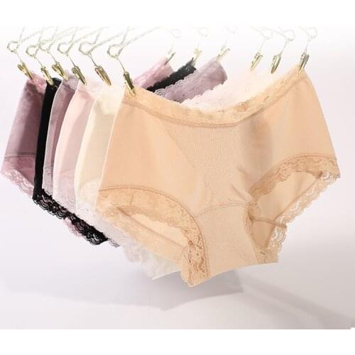 Guiyi Womens 6 Colors Lace Panties Femme Slim Elastic Seamless Sexy Briefs Young girl Underpant Women Knickers Ladies Underwear