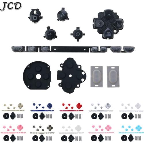 JCD Rubber Conductive R L button repair part for psp1000 PSP 1000 Left Right Buttons Key pad Set Repair buttons
