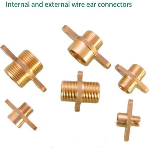 1/4 3/8 1/2 3/4 1 inch copper double outer wire directly with ear fixed flange drinking fountain connector accessories
