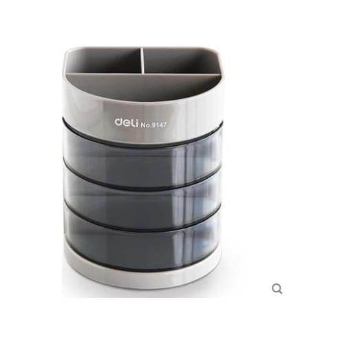 Multi-function Pen Holder Office Accessories Plastic Pen Stand Creative Fashion Stationery Desk Organizer