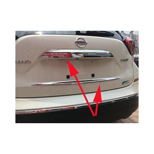 Rear Trunk Lid Cover Trim for Nissan Murano Lower Molding Trim Set 2015-2017