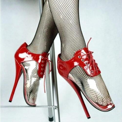 Sexy Ballet Pumps Customized Baseball Red High Heels Patent Leather Queen Stiletto Heel Sexy Shoes Woman Plus Size 36-46 Unisex