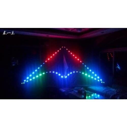 Rainbow toy 3d kite adulto vlieger cometas para adultos kites for adults power kite flying windsock night light single line kite