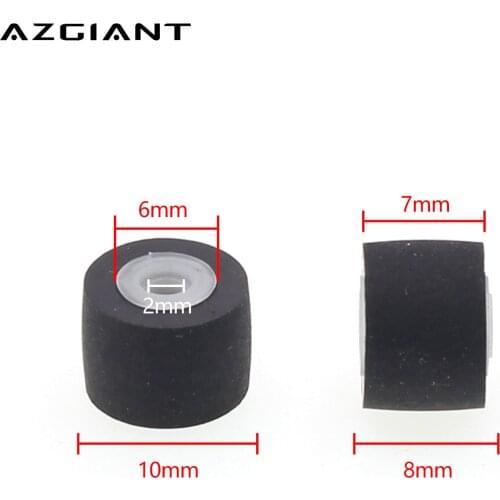 4pcs 10x8x2mm Rubber Cartridge Audio Radio Movement Pinch Roller Tape Recorder Pressure Cassette Deck Belt Pulley for JVC Player