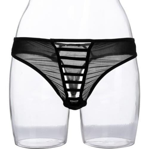 Sexy Lingerie Lace Sexy Underwear Mens Panties Sexy Erotic Lingerie Hollow Underpants Sissy G-String Thongs Male Temptation Hot